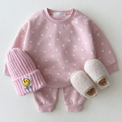 Full Heart Baby Clothing Set